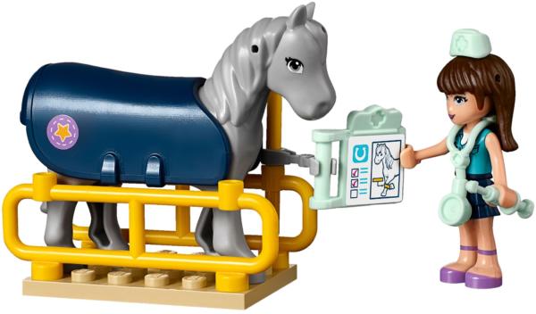 41125: LEGO® Friends Horse Vet Trailer / Pferdeanhänger und Tierärztin