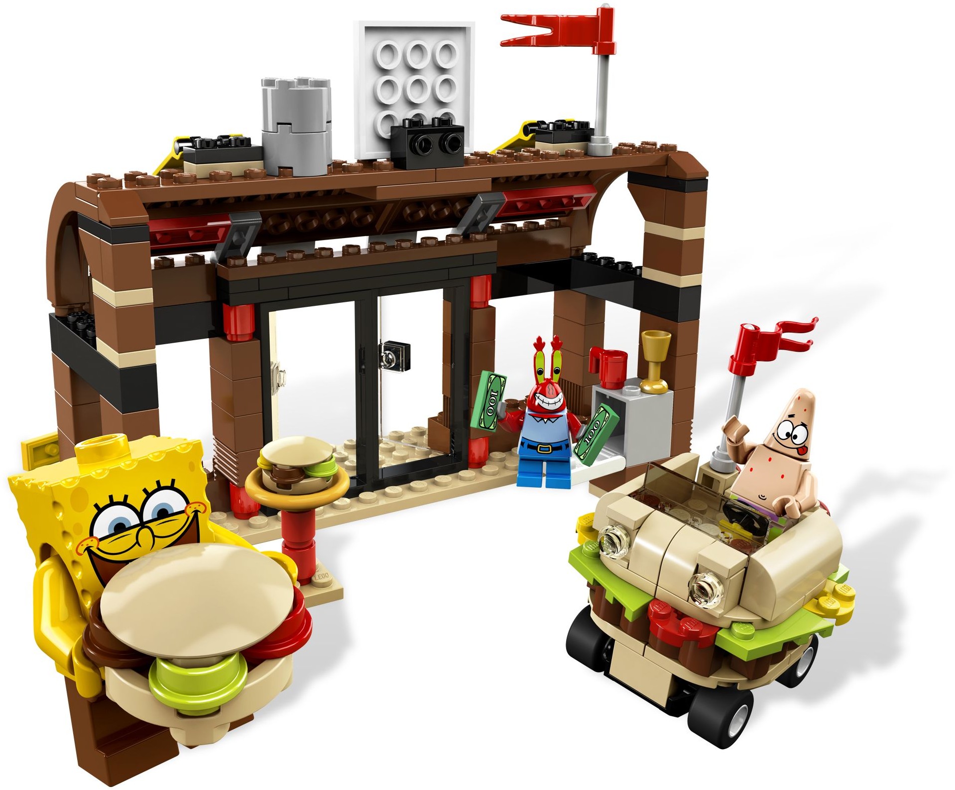 Abenteuer in der Krossen Krabbe Lego Spongebob aus Set 3833