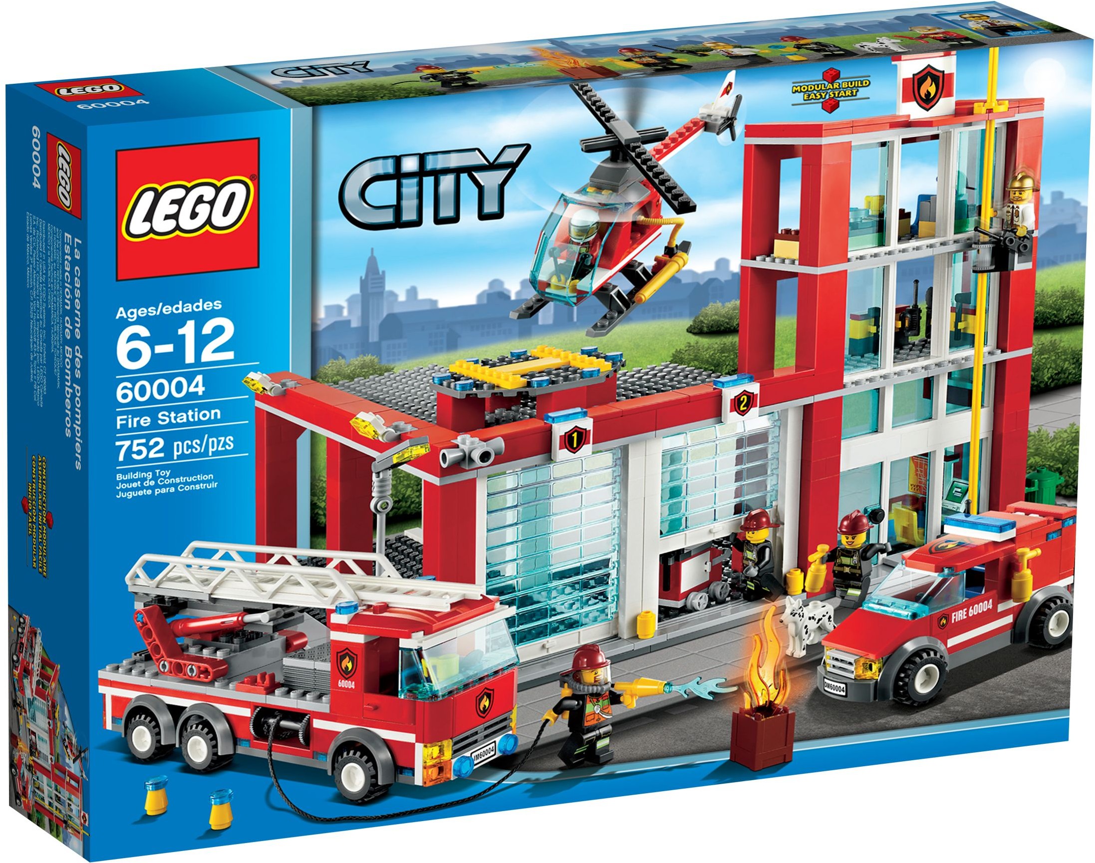 60004: LEGO® City Fire Station / Feuerwehrstation – Klickbricks