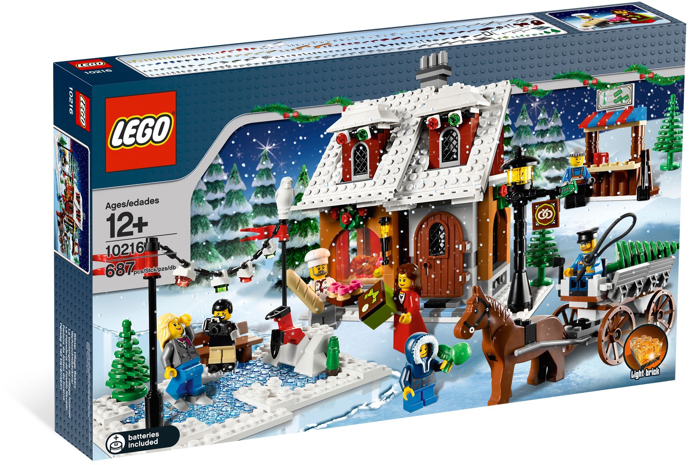 10216 LEGO® Advanced Models Winter Village Bakery / Winterdorf