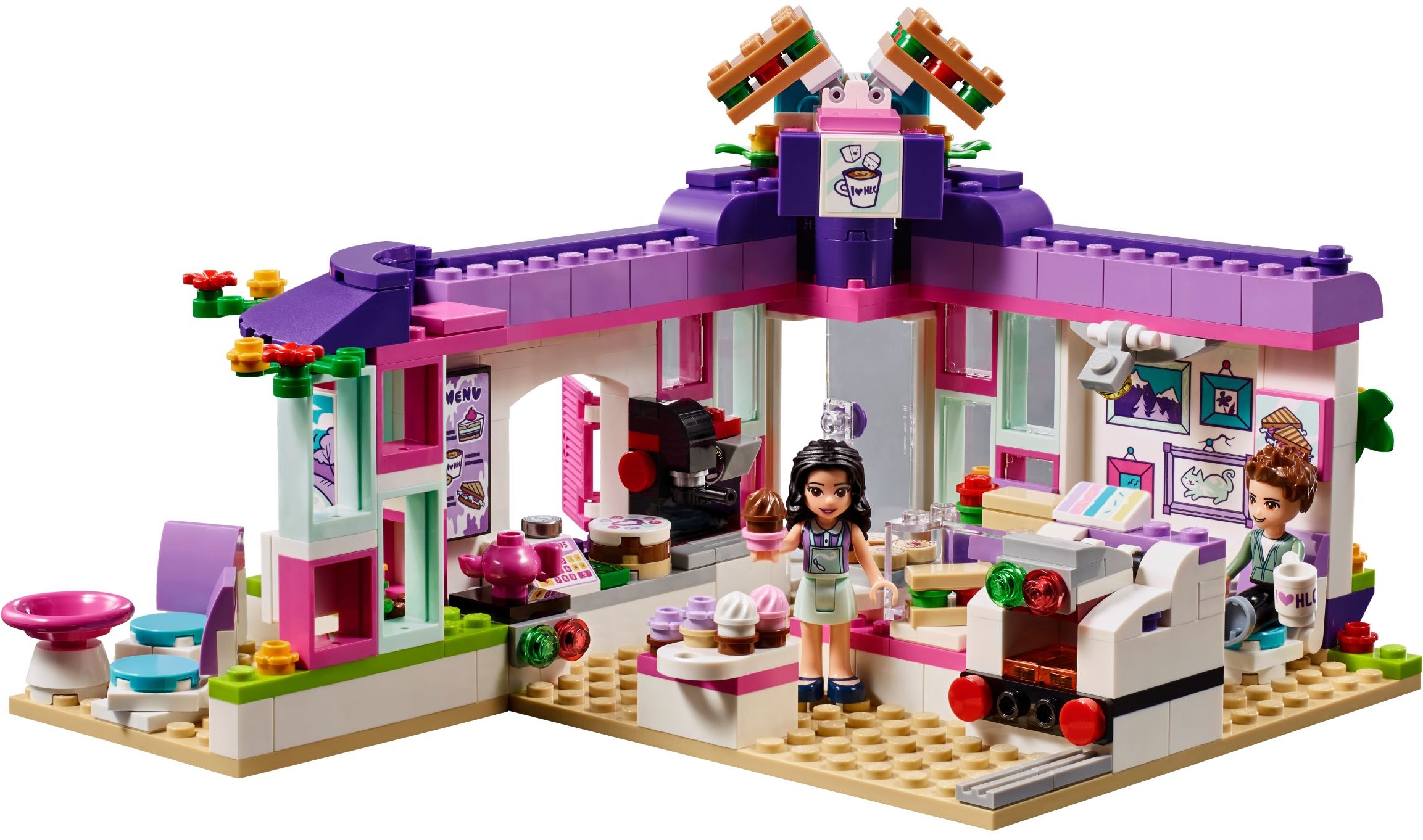 LEGO Friends Emma's Art Café Building Set - wide 2