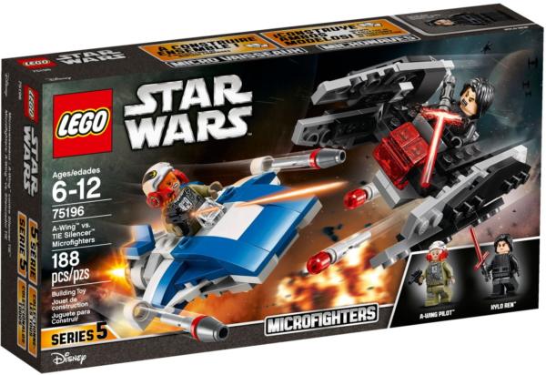 75196 Lego Star Wars A Wing vs TIE Silencer