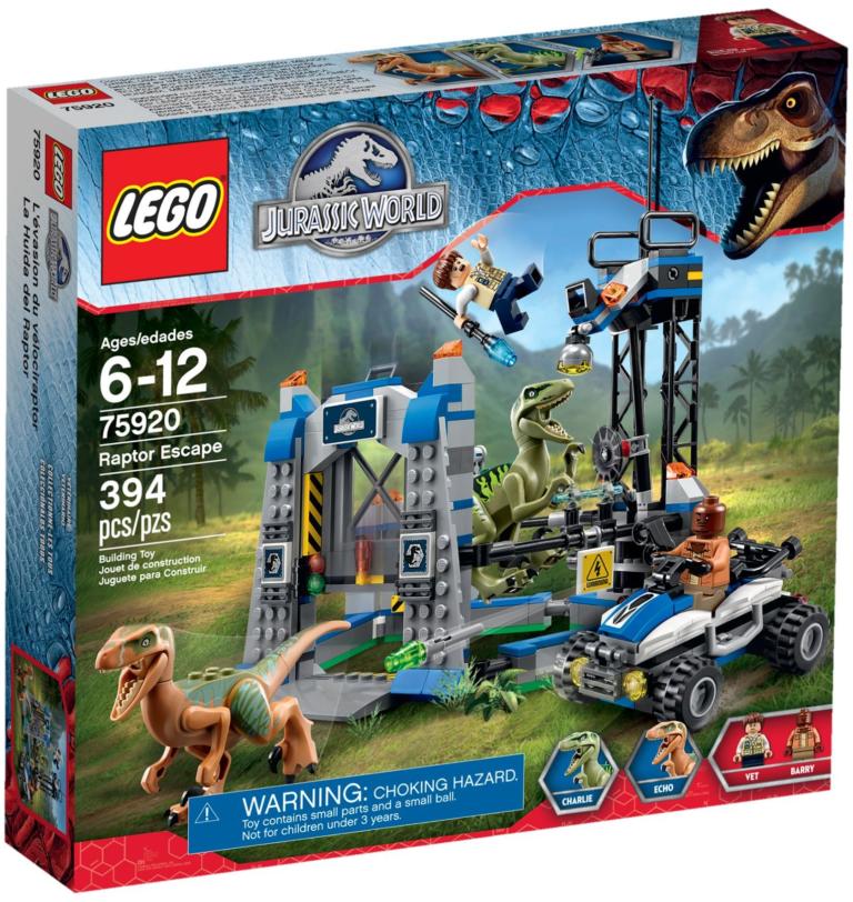 75920 Lego® Jurassic World Raptor Escape Ausbruch Der Raptoren Klickbricks 