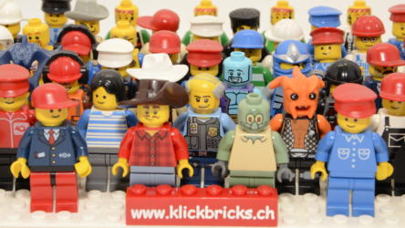 Lego Minifiguren mit Logo