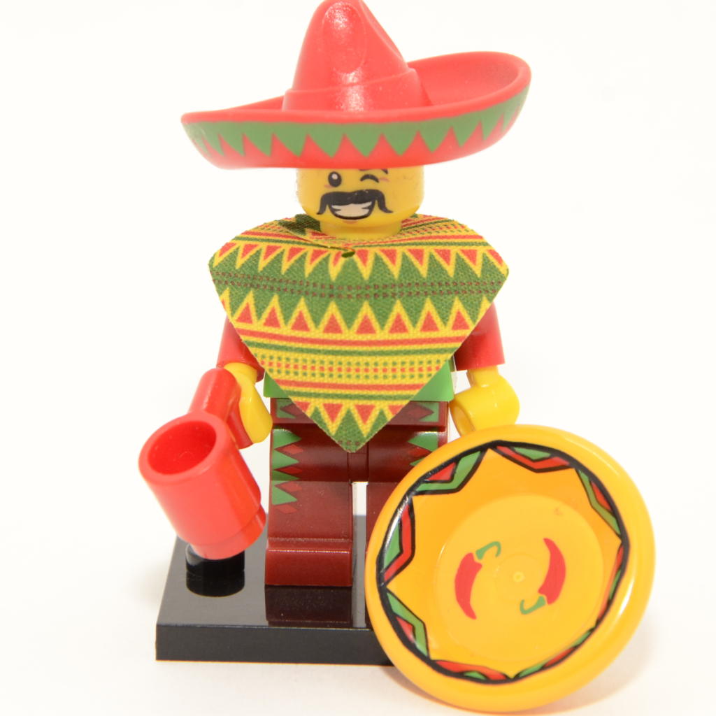 Mexikaner mit Sombrero & Tasse – Klickbricks