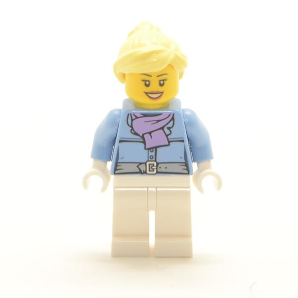 Minifigur Blonde Frau mit Halstuch