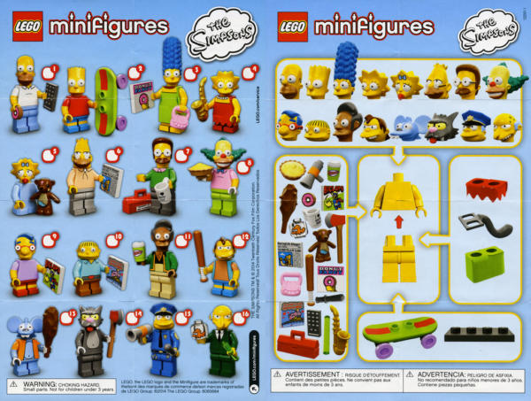 Minifigures The Simpsons Serie 1