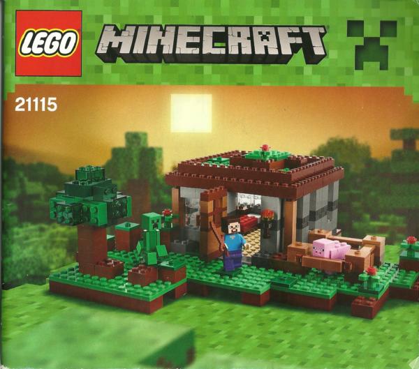 21115: LEGO® Minecraft Bauanleitung The First Night