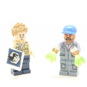 Lego Jurassic World Chemiker Klickbricks Custom Minifigures
