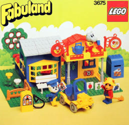 3675 LEGO Fabuland General Store Einkaufs Zentrum mit Postbüro