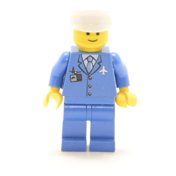 Lego Classic Minifigur Pilot mit Hut Custom