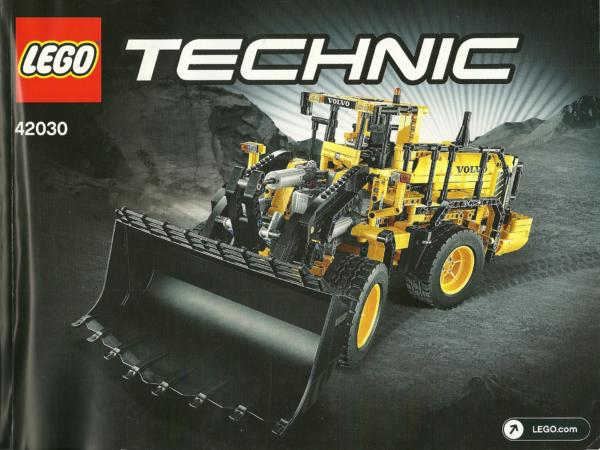 42030 LEGO Technic Bauanleitung Volvo L350F Wheel Loader