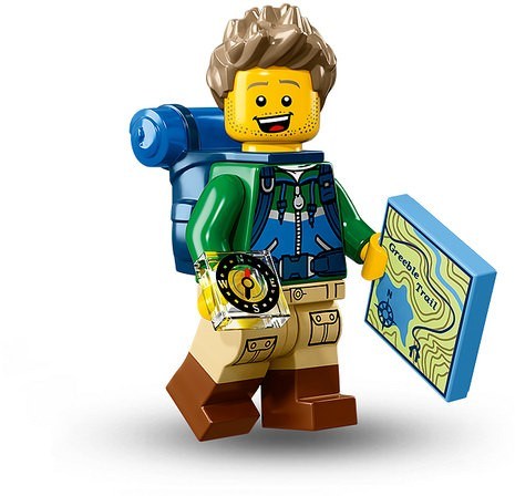 Lego Minifigur Serie 16 Wanderer Figur 6 (71013)