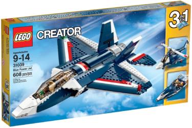31039 LEGO Creator Blue Power Jet Blauer Power Jet