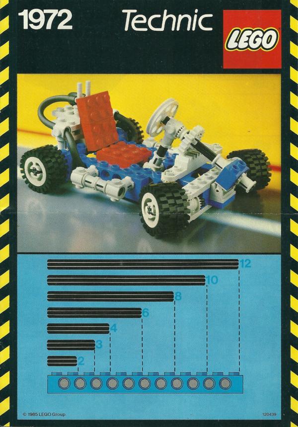1972 LEGO Technic Bauanleitung Go-Kart