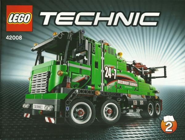 42008 LEGO Technic Bauanleitung Service Truck Abschlepptruck