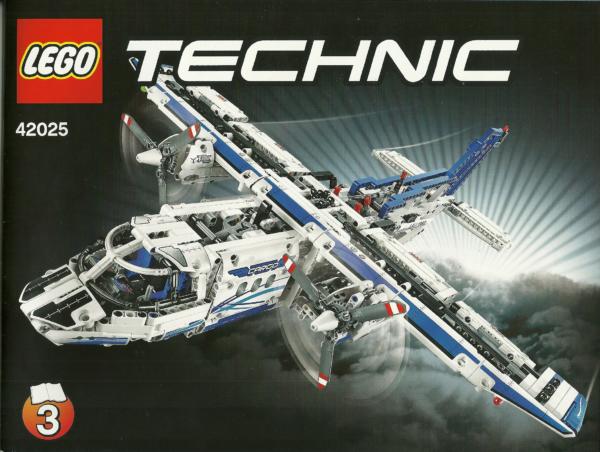 42025 LEGO Technic Bauanleitung Cargo Plane Frachtflugzeug