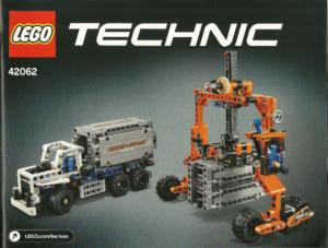 42062 LEGO® Technic Bauanleitung Container Yard Container-Transport (B-Modell)