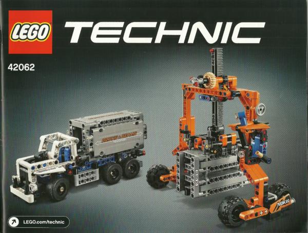 42062 LEGO® Technic Bauanleitung Container Yard Container-Transport (B-Modell)