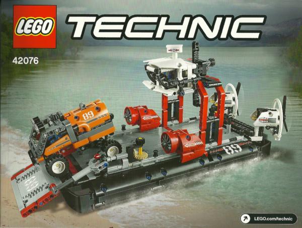 42076 LEGO Technic Bauanleitung Hovercraft Luftkissenboot