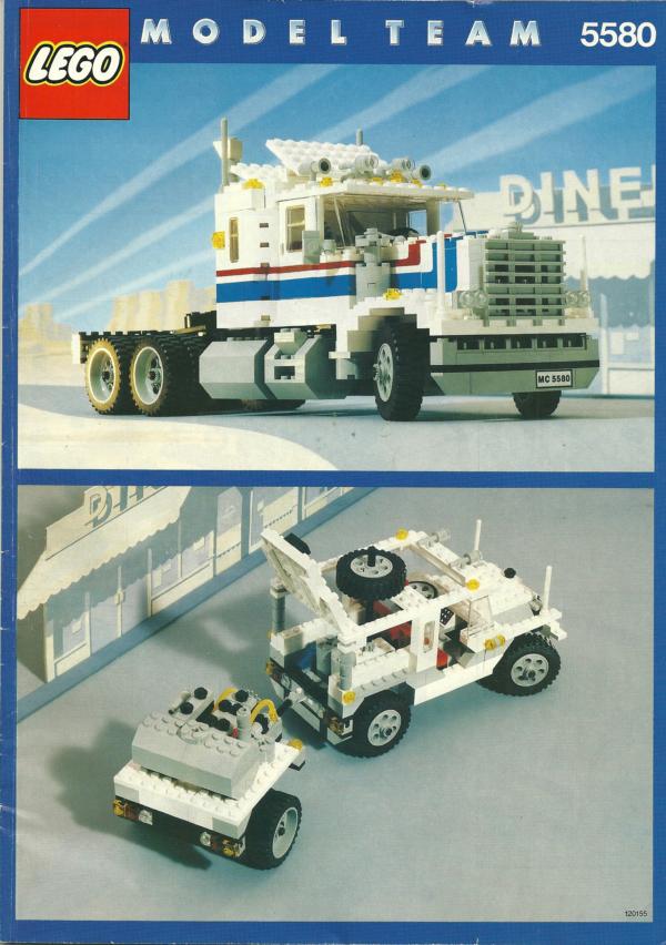 5580 LEGO® Model Team Bauanleitung Highway Rig Highway Truck