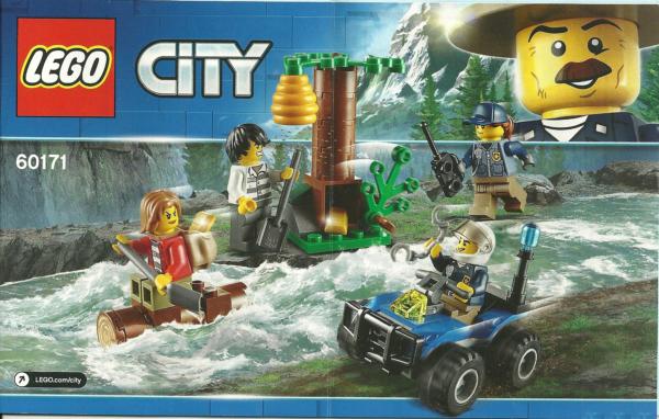 60171 LEGO® City Bauanleitung Mountain Fugitives Verfolgung durch die Berge