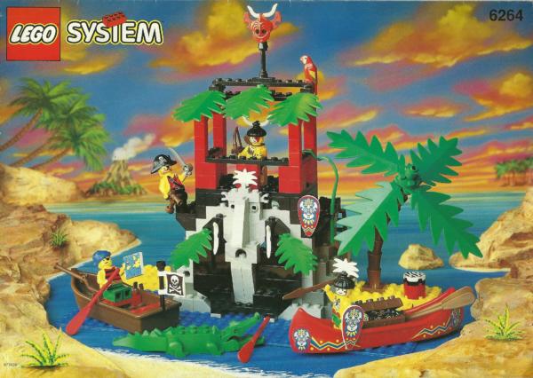 6264 LEGO System Bauanleitung Forbidden Cove