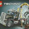 9397 LEGO Technic Bauanleitung Logging Truck Holz Transporter