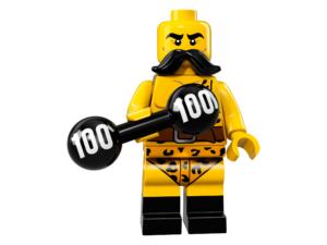 Lego Minifiguren Serie 17 Zirkus-Kraftprotz Figur 2 (71018)
