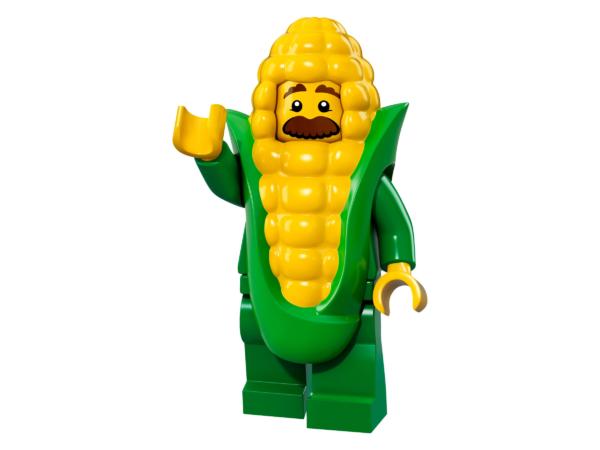 Lego Minifigur Serie 17 Mann im Maiskolbenkostüm Figur 4 (71018)