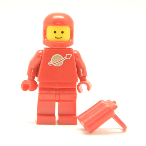 Lego Classic Minifigur Astronaut (Space) Rot