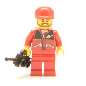 Lego Classic Minifigur Spaceshuttle Pilot / Arbeiter (Custom)