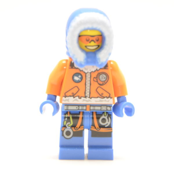 Lego Minifigur Arktic Forscherin (Custom)