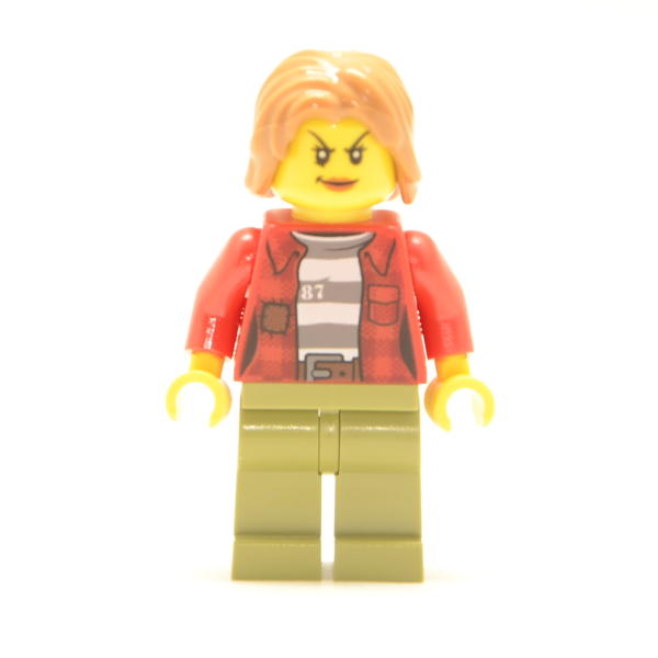 Lego Minifigur Bankräuber Weiblich (Custom)