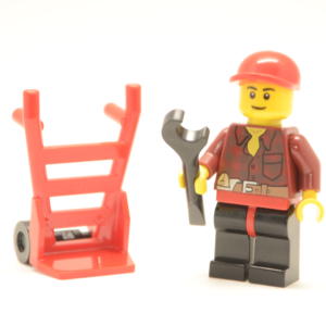 Lego Minifigur Heimwerker / Bauarbeiter (Custom)