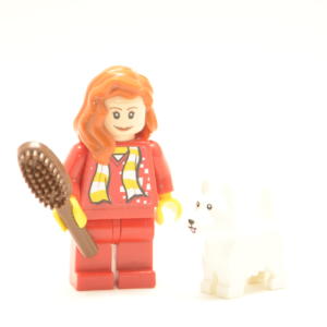 Lego Minifigur Hundebesitzerin (Custom)