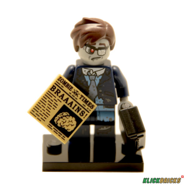 Lego Minifigur Serie 14 Zombie-Geschäftsmann Figur 13 (71010)