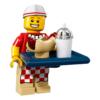 Lego Minifigur Serie 17 Hotdog-Verkäufer Figur 6 (71018)