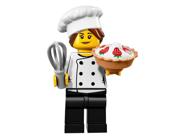 Lego Minifiguren Serie 17 Sterneköchin Figur 3 (71018)