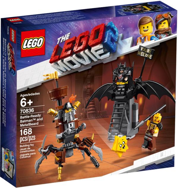 70836 LEGO The Lego Movie 2 Battle-Ready Batman and MetalBeard Einsatzbereiter Batman und EisenBart