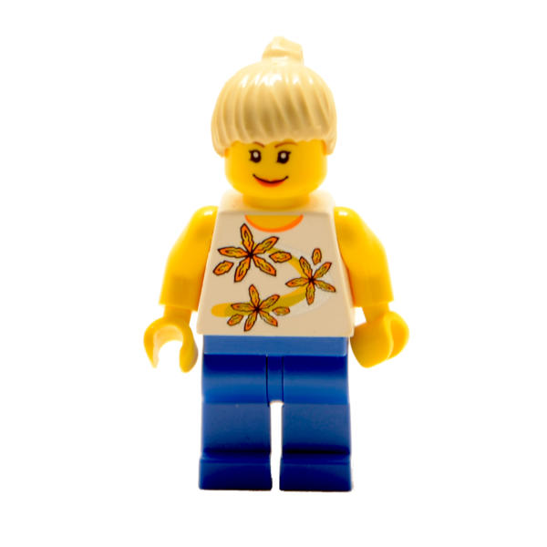 Lego Minifigur Blonde Frau (Custom) (2)
