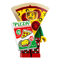 Serie 19 Mann im Pizzakostüm Figur 10 (71025)