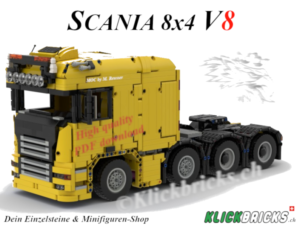 Scania-8x4-By-M-Reusser Lego MOC PDF Bauanleitung