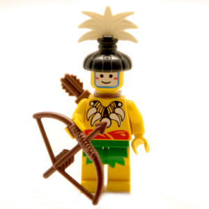 Lego Minifigur Insulaner mit Bogen (Custom)