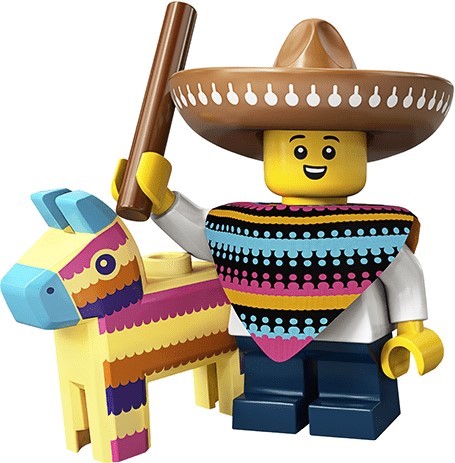 Lego Minifiguren Serie 20 Piñata-Junge Figur 1 (71027)