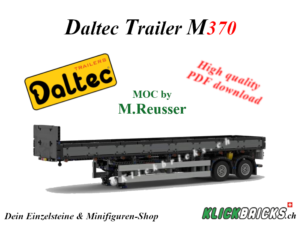 Daltec Trailer M370 MOC PDF Bauanleitung Instructions