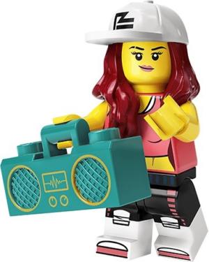 Lego Minifiguren Serie 20 Breakdance-Queen Figur 2 (71027)