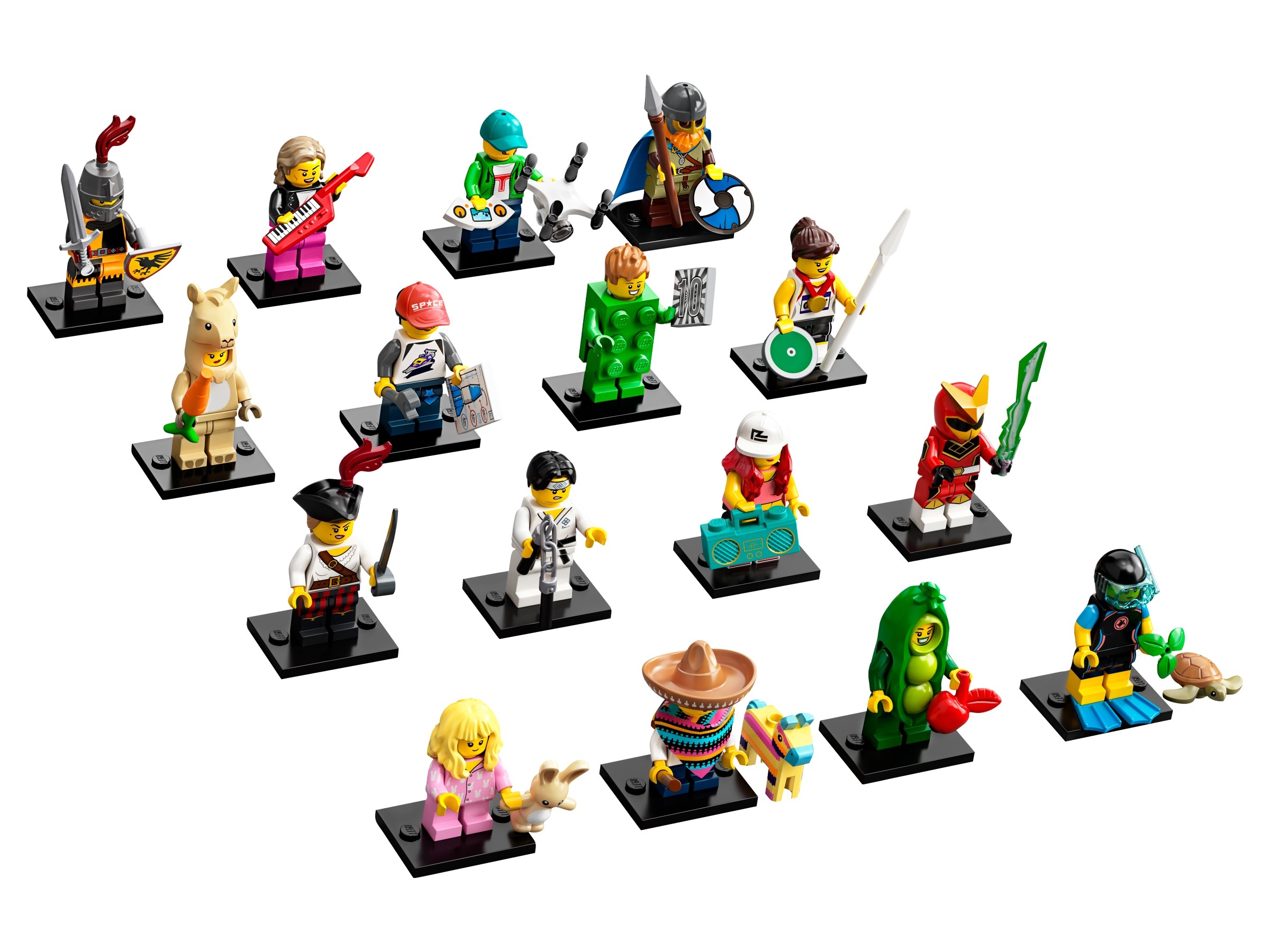 Lego ® Figur Minifigur aus Minifiguren Serie 20 Nr 71027 BREAKDANCE QUEEN neu 
