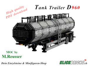 Lego Technic MOC Tank Trailer D960