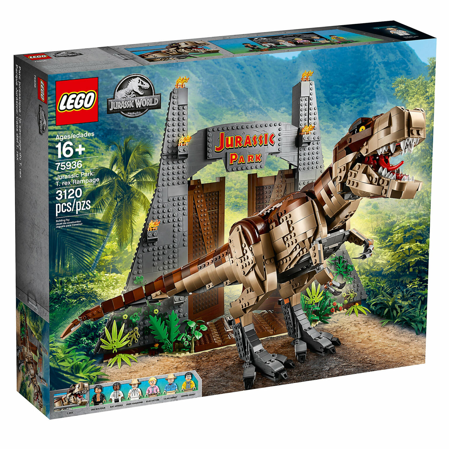 75936 LEGO® Jurassic World Jurassic Park T. rex Rampage / Jurassic